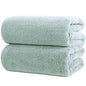 POLYTE Quick Dry Lint Free Microfiber Bath Sheet, 35 x 70 in, Pack of 2 (Green) - color: Green