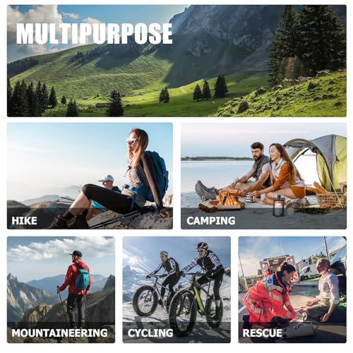 Ancable 33oz Collapsible Water Bottles, 6-Pack Reusable Travel Foldable Water Bottles for Hiking Camping Running Bike, BPA-Free Water Bottle - color: Clear x 6, size: 33 Ounces