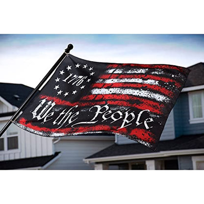 We The People 1776 Flag 3x5 Outdoor Betsy Ross 13 Star American Constitution Flags Indoor Garden Decoration with 2 Grommets