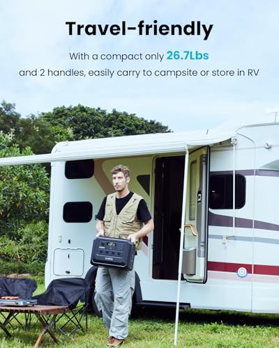 OUPES Mega 1 Lite Portable Power Station 1024Wh, 2000W AC Outlets (4500W Peak), LiFePO4 Battery Solar Generator, 0-100% AC Charge in 46 Mins, 140W PD, UPS for Home Backup, Outdoor Camping, RV Off-Grid - style: MG1 Lite