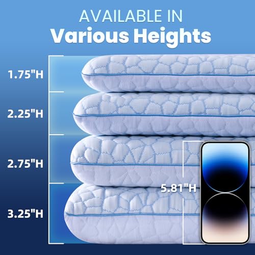 SUPA MODERN Stomach Sleeping Pillows for Back & Stomach Sleeper, Flat Soft Pillows for Sleeping Thin Memory Foam Pillow,Cooling Ultra Low Profile Memory Foam Pillow 1.75-Inches - size: Ultra Slim (1.75-Inch Height)