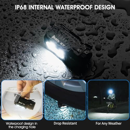 WUBEN E7 EDC Flashlight, 1800 Rechargeable Lumens Mini Flashlight, Super Bright Small Flashlight, 6 Modes IP68 Built-in Waterproof Handheld Flash Light for Emergencies Camping Hiking - color: Medium White
