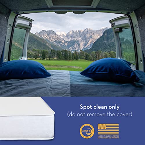 Full Mattress for RV Camper, 8-Inch Memory Foam - CertiPUR-US Certified RV Mattress for a Comfortable Sleep - Open Cell Foam Trailer Bed Mattresses (54” x 75”)