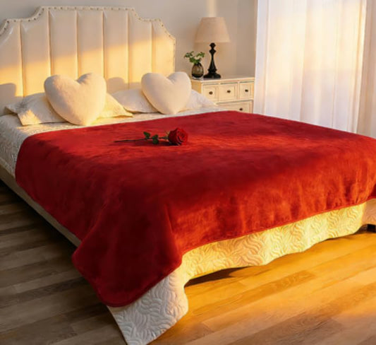 Waterproof Bed Blanket - Reversible Sherpa Throw with Leak-Resistant TPU Layer - 80x60 Burgandy Stain Resistant, Machine Washable Bed Protector for Couch, Bed & Pets - color: Burgandy, size: 80"Lx60"W