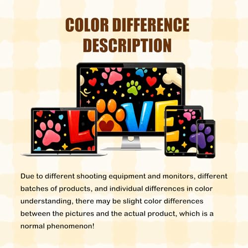 Nuxovilar Pet Food Mat Dog Supplies Vibrant Love-Themed Polyester (23.62×17.71 inches) Bowl Water Spill Pad Feeding Gear for Kitchen, Pet Station, Dining Area - color: TT17786