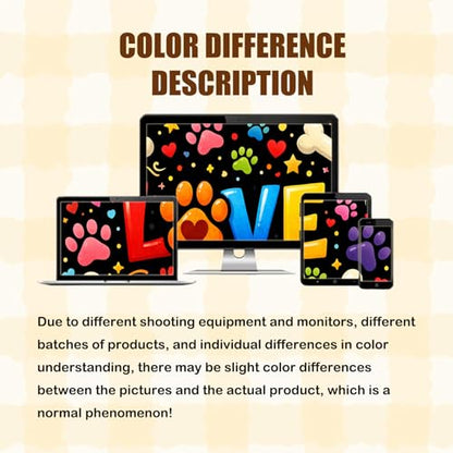 Nuxovilar Pet Food Mat Dog Supplies Vibrant Love-Themed Polyester (23.62×17.71 inches) Bowl Water Spill Pad Feeding Gear for Kitchen, Pet Station, Dining Area - color: TT17786