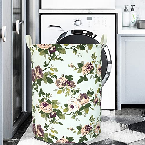 Merdes 19.7’’ Waterproof Foldable Laundry Hamper, Dirty Clothes Laundry Basket, Linen Bin Storage Organizer for Toy Collection (Laurel) - color: Laurel