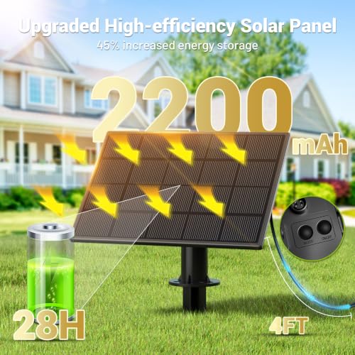 30FT Solar String Lights Outdoor Waterproof, 10+1 LED Solar Powered Lights with Remote Control, 3 Light Modes & Dimmable, USB-C Charging for Patio, Backyard, Garden, Camping - size: 30FT+Remote