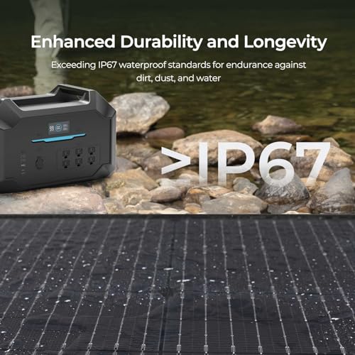 Renogy 800 Watt Solar Panel Suitcase, Dual 400W Portable Foldable Solar Panels for Power Station, RV Camping, Off-Grid Blackouts, 23% High Efficiency, Fast Installation w/Sturdy Kickstands, IP67 - size: 800W(2PC 400W)