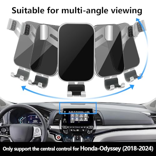 Car Phone Holder Center Console Organizer Tray for Honda Odyssey 2018 2019 2020 2021 2022 2023 2024 [Not for 2025-2026]Auto Interior Accessories Best Cell Phones Mount Dashboard Mobile CellPhone Stand