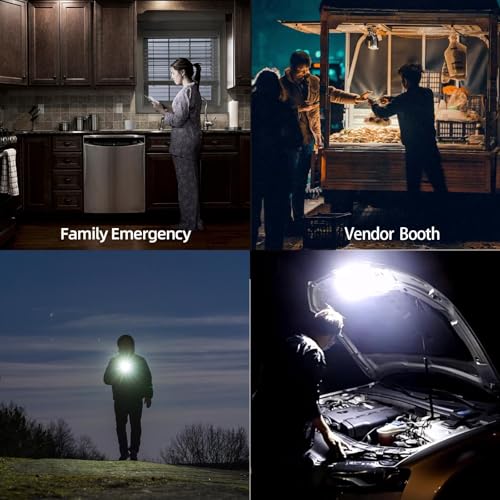 Tent Light – 4 Lighting Modes, 24-Hour Runtime, IPX5 Waterproof, Drop-Resistant,Super Bright Rechargeable LED Camping Lantern with Magnetic Base & Foldable Hook for Glamping & Outdoor Use - size: 30-White