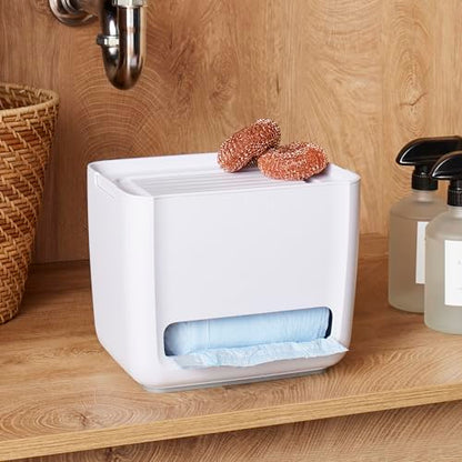 YouCopia SinkSuite Trash Bag Dispenser, Garbage Bag Holder, Top Lid Storage - style: Bag Dispenser