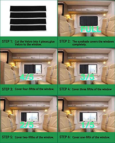 RV Door Shade Cover, Foldable RV Sun Shade Windshield Blackout Shower Curtains Coverage，UV Rays Protection Camper Trailer Door Window Cover (25" X 16") - size: 25" X 16"
