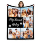 Custom Dog Blanket with Photo, Personalized Name Blanket with Picture for Pets Lover Family Women Men, Customized Dog/Cat Loss Sympathy Bereavement Passing Away Gifts/Memorial Gifts for Pet - color: Design14