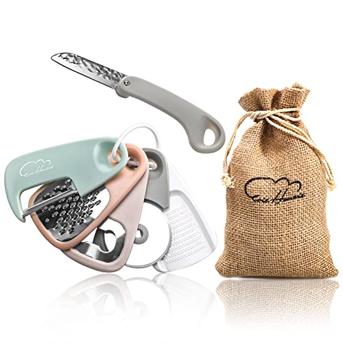 Kitchen Gadgets Set 6 Pieces, Space Saving Cooking Tools for Small Space Stackable Kitchen Accessories for Camping Glamping Travel Trailer Motorhome, Essential Portable Gadgets Gifts for RV Owners - color: Macarons 6pcs