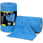 LIVOS Microfiber Cleaning Cloth Roll - 80 Pack, Reusable Paper Towels, Microfiber Towels for Cars, Super Absorbent Lint Free Cleaning Rags for House, Kitchen, Window-Check Blue, 11.5"x11.5" - color: Check Blue