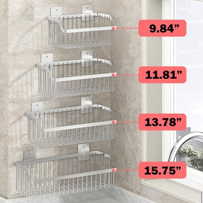 2 Set Fruit Basket for Kitchen, Pantry Kitchen Organizers and Storage, SUS304 Stainless Steel Wire Wall Basket, Onion Potato Vegetable Storage for Countertop Floor Cabinet Shelf - size: 15.8Inch 2PCS