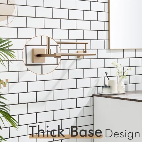 KOKOSIRI Hand Towel Bar 16-Inch Towel Holder Bathroom Rack for Bath Cabinet Towel Rails Champagne Bronze Stainless Steel B5009CPG-L16 - color: Champagne Bronze, size: 16-Inch