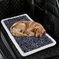 Backseat Dog Bed Mat for Car, Non-Slip Scratch-Resistant Dog Car Seat Cover, Soft Thick Pet Travel Cushion, Washable Back Seat Protector Blanket for Cars SUVs Trucks, 53 x 24 Inches - color: Purple Leopard Pattern