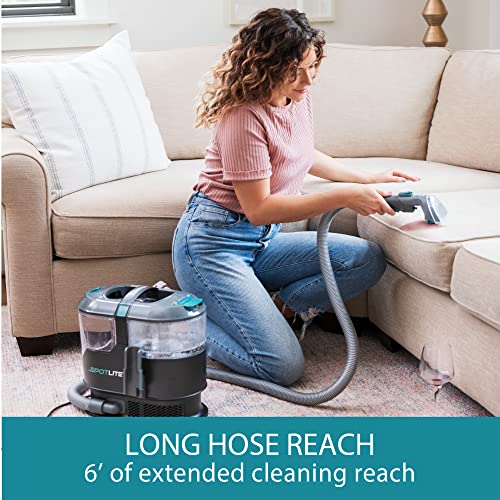 Kenmore KW2001 SpotLite Portable Carpet Spot Cleaner & Pet Stain Remover, 17Kpa Powerful Suction with Versatile Tools for Upholstery, Couches, Car and Auto Detailer, Gray - color: Gray