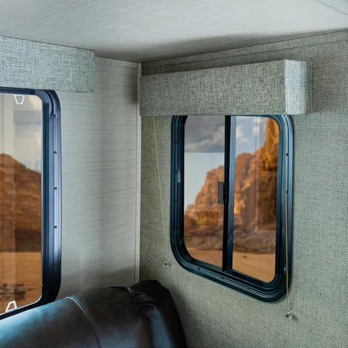 RecPro RV Window Valance DIY Kit | Foam-Padded Folding Valance Board | 8 Size Options | No Fabric Included - size: 24"W x 4.5"L (Pack of 1)
