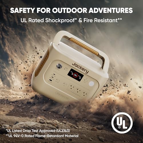 Jackery Explorer 1000 v2 Portable Power Station with 102W Fast Charger, 1070Wh LiFePO4 Battery, 1500W AC Output, 1 Hr Fast Charge, for Camping, Travel, Emergency (Dune White) - style: E1000v2+102W Fast Charger(Dune White)