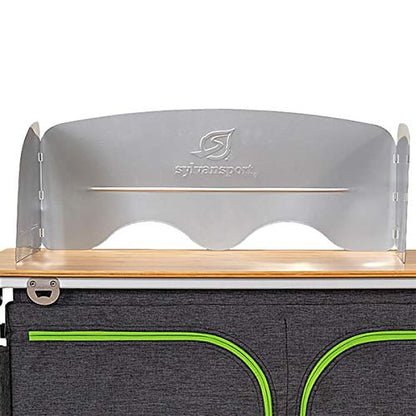 SylvanSport Outdoor Camp Kitchen for Easy Cooking, Clean Up, and Camping Meal Prep - Great for Campsites, Tailgates, BBQs and Glamping - Camping Essentials - Dine-O-Mite Small Version