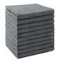 UNIMADE Washcloths Bulk - 10 Pack - Face Towels (12" x 12"), Highly Soft Wash Cloths and Hand Towels, Fast Drying Multi-Purpose Microfiber Cleansing Cloths for Bathroom, Hotel, Spa, and Salon - Grey - color: Grey, size: 10Pack