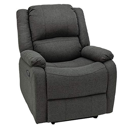 RecPro Charles Collection | 30" Zero Wall Wall Hugger Recliner | Slideout RV Living Room Chair | Cloth (Fossil, 1 Chair) - color: Fossil, size: 1 Chair