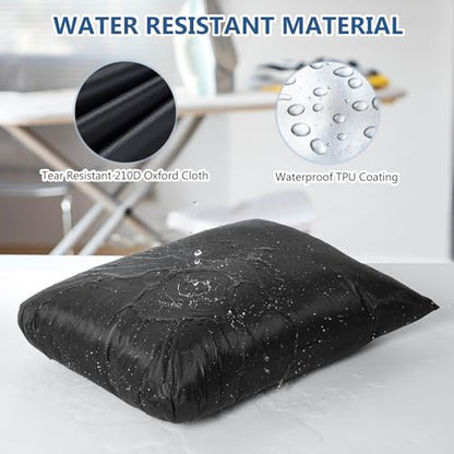 OTraki 2PCS Small Wet Bag for Swimsuit 12x14 Inch Waterproof Wet Dry Bag | Wet Clothes Bag with Handle & Zippered Reusable Washable Travel Bags for Beach Pool Yoga Gym, Drying Do Not Exceed 176℉ Black