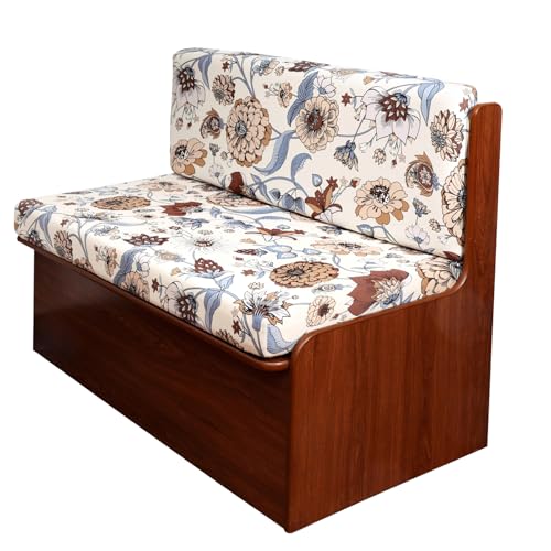 CRFATOP 2 Pieces RV Couch Covers for Sofa Bed Printed Large Camper Cushion Slipcover Stretch 3 Seat Rv Dinette Cushion Furniture Protector for Jackknife Sleeper Sofas, 1 Backrest & 1 Bench Cover,D03 - color: Color D03, size: 1 Set