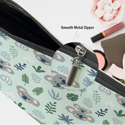 2 PCs Koala Gifts, Cute Koalas Makeup Bag, Koala Stuff Cosmetic Bag Travel Pouch, Animal Lovers Gifts for Women Girls Daughter Best Friend Sisters Niece Friendship Graduation Birthday - color: Multicolor 0106