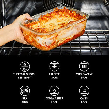 OXO Good Grips 3.5 Cup Smart Seal Airtight Glass Rectangle Food Storage Container - size: 3.5 Cup, style: Glass