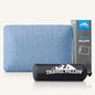 Travel Pillow Memory Foam Pillows, Camping Pillow-Compressible Medium Firm, Breathable Cover, Ideal Backpacking Hiking, Bed Pillows, Airplane and Car (Blue, S) - color: Blue, size: S-15.7*9.8in