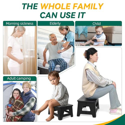 In-car Portable Toilet Collapsible Potty, Emergency Toilet, Temporary Potty For Outdoor Camping, Road Trips, Traffic Jams, Boating And Fishing - size: 15x13x3