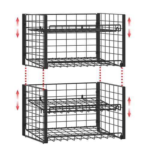 3 Tier Stackable Can Rack Organizer for Pantry, Adjustable Can Holder for Various Ounce of Canned Food Soup Goods Soda Drink, Rolling Tiered Can Dispenser for Kitchen Cupboard Cabinet, 2 Pack - style: 3-Tier 2-Pack