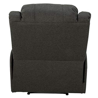 RecPro Charles Collection | 30" Zero Wall Wall Hugger Recliner | Slideout RV Living Room Chair | Cloth (Fossil, 1 Chair) - color: Fossil, size: 1 Chair