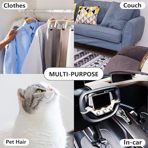 Mini Travel Lint Roller with 150 Sticky Sheets, Foldable Portable Lint Roller for Clothes, Travel, Compact Small Pet Hair Remover for Purse Car Bag Essentials (Blue) - color: Blue