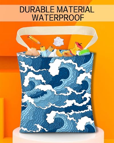 Car Garbage Can, Hanging Car Trash Can Bag for Back Seat Organizer, Cute Blue Sea - color: Cute Blue Sea