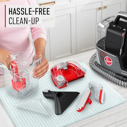 Hoover ONEPWR CleanSlate Cordless Portable Carpet + Upholstery Spot Cleaner Machine, Powerful Suction, Versatile Tools, Car and Auto Detailer, Pair with Hoover Spot & Upholstery Cleaner Solution - style: CleanSlate Cordless