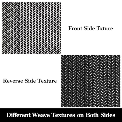 Lahome Belle Boho Hallway Runner Rug, 2x6 Laundry Room Lightweight Entry Woven Cotton Throw Mat with Tassels, Farmhouse Non Shedding Washable Black Low Pile Runner for Kitchen Bathroom - color: Black, size: 2' x 6' (Runner)