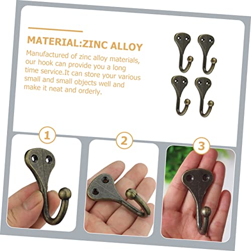 Ciieeo 4sets Multi Function Wall Hooks for Household Use Coat and Hat Hanger Space Saving Design for Easy Organization for Entryway Bathroom Office 4pcs*4