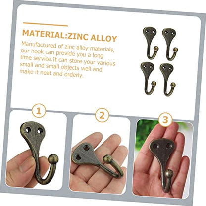 Ciieeo 4sets Multi Function Wall Hooks for Household Use Coat and Hat Hanger Space Saving Design for Easy Organization for Entryway Bathroom Office 4pcs*4