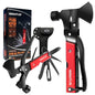 Multitool Camping Accessories Gifts for Men Survival Gear 18 in 1 Camping Multi Tool with Axe Hammer Saw Screwdrivers Pliers Bottle Opener Stocking Stuffers Gifts for Men Dad Him - color: Red