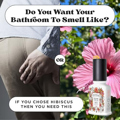 Poo-Pourri Before-You-Go Toilet Spray, Tropical Hibiscus, 2 Fl Oz - Hibiscus, Apricot and Citrus - size: 2 Fl Oz (Pack of 1)
