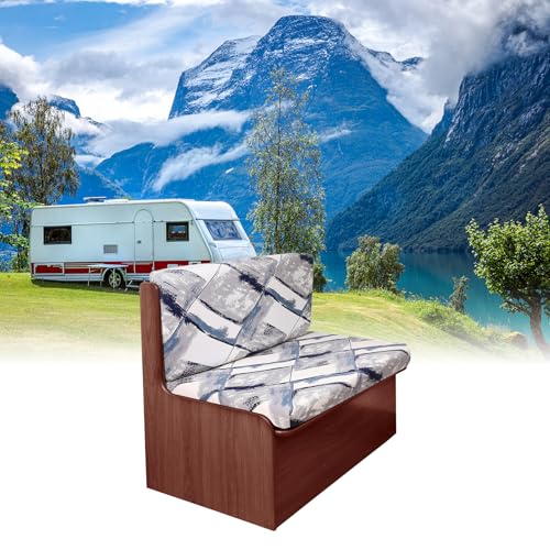 FUANGUI RV Dinette Cushion Covers - Stretch Camper Cushion Booth Seats Replacement - Washable Sofa Furniture Protector (B3, 2 Bench & 2 Backrest Covers) - color: B3