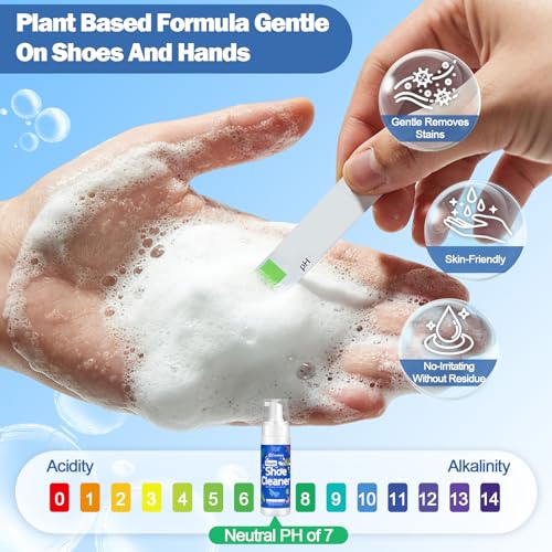 Shoe Cleaner, 6.76oz Professional Foam Sneaker cleaning kit