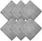 WHOOSH! Microfiber Cleaning Cloth, 6 Pack, Glasses and Screen Cleaning Cloth, Suitable for Car Screen, Computer, Laptop, iPad, MacBook, Smart Phone, Monitor, Eyeglasses, Watches (6 x 6 Inch), Grey - size: 6 Count (Pack of 1)