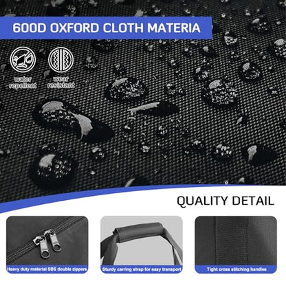 INFANZIA 50inch Sports Duffel Travel Bag, 145L Extra Large Duffel Luggage Bag with Upgrade Zipper, Water Resistant & Foldable Equipment Storage Bag for Camping Tent Tripod Fishing - size: 50x11x16 inch