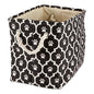 Bone Dry 6192 Pet Storage Collection Lattice Paw Print, Medium Rectangle, Black - color: Black, size: Medium Rectangle
